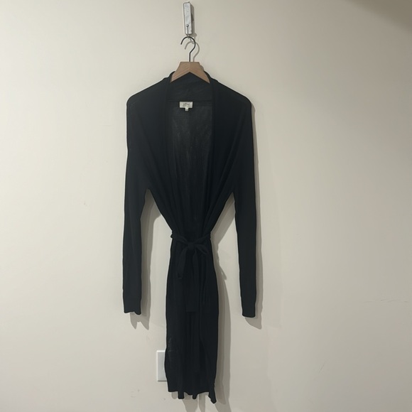 Aritzia | Wilfred Long Belted Cardigan Sweater, Large - Picture 2 of 4